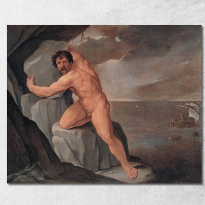 Polifemo Guido Reni grn25 quadro stampato su tela