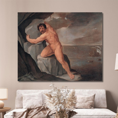 Polifemo Guido Reni grn25 quadro stampato su tela