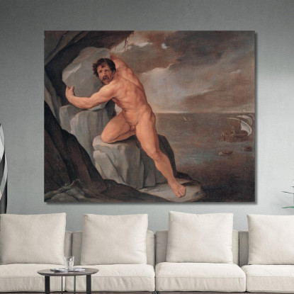 Polifemo Guido Reni grn25 quadro stampato su tela