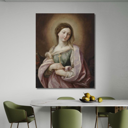 Santa Margherita Di Antiochia Guido Reni grn31 quadro stampato su tela