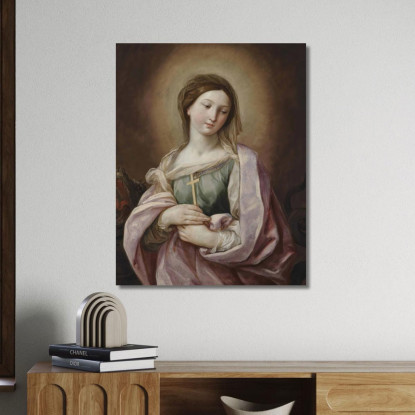 Santa Margherita Di Antiochia Guido Reni grn31 quadro stampato su tela