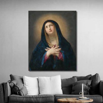 La Madonna In Preghiera Guido Reni grn44 quadro stampato su tela