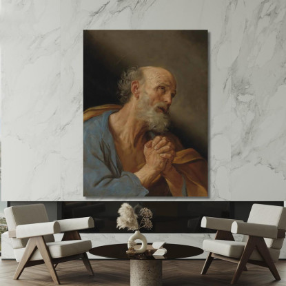 San Pietro Penitente Guido Reni grn47 quadro stampato su tela