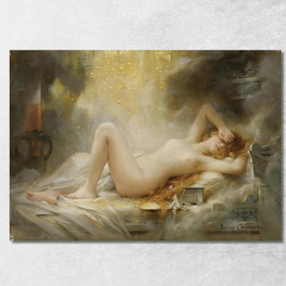 Danae Léon François Comerre lfc6 quadro stampato su tela