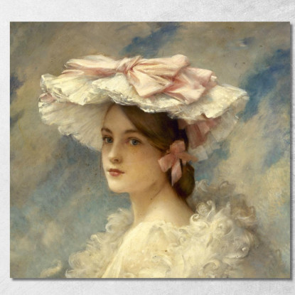 La Charlotte Di Alphonsine Léon François Comerre lfc11 quadro stampato su tela