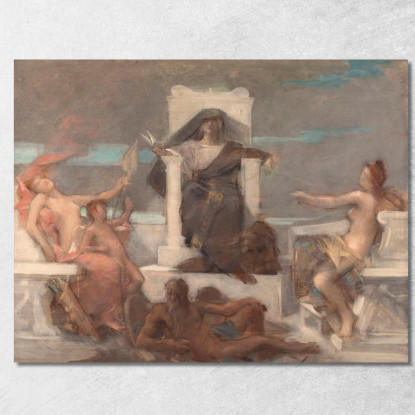 Il Destino Léon François Comerre lfc14 quadro stampato su tela