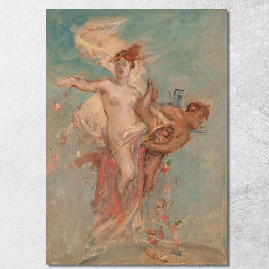 L'Abbondanza Léon François Comerre lfc16 quadro stampato su tela