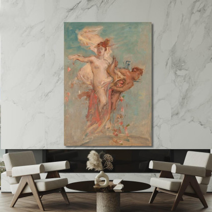 L'Abbondanza Léon François Comerre lfc16 quadro stampato su tela