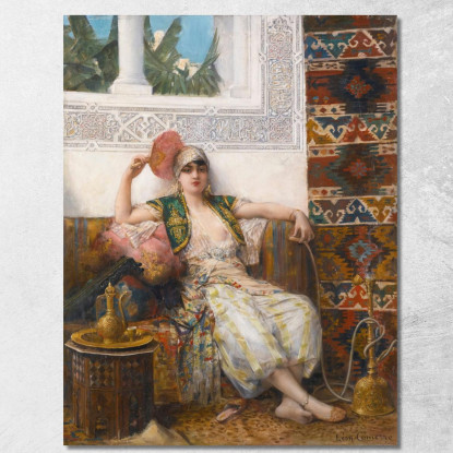 Odalisca Léon François Comerre lfc18 quadro stampato su tela