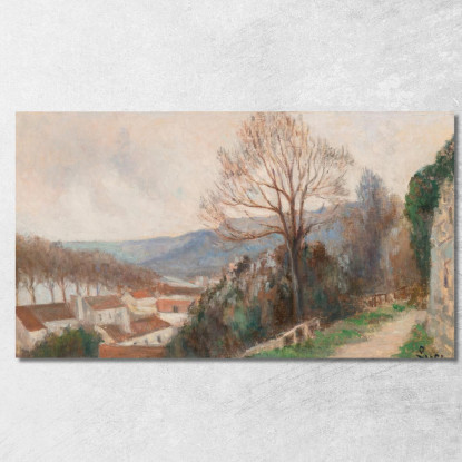 La Senna Vista Dalle Alture Di Rolleboise Maximilien Luce mlc34 quadro stampato su tela