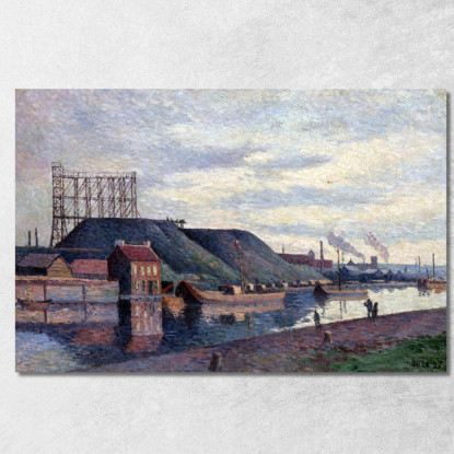 I Cumuli Di Sacré Madame Maximilien Luce mlc63 quadro stampato su tela