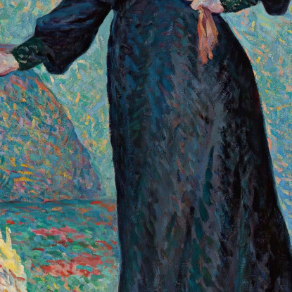 Lucie Cousturier Maximilien Luce mlc65 quadro stampato su tela