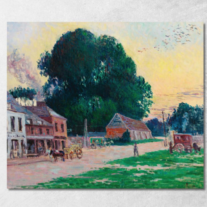 Parigi Il Quartiere Di Vaugirard Maximilien Luce mlc78 quadro stampato su tela