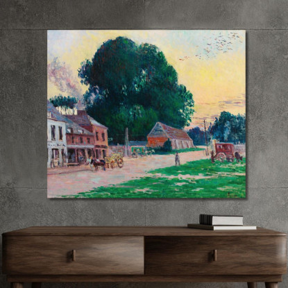 Parigi Il Quartiere Di Vaugirard Maximilien Luce mlc78 quadro stampato su tela