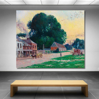 Parigi Il Quartiere Di Vaugirard Maximilien Luce mlc78 quadro stampato su tela