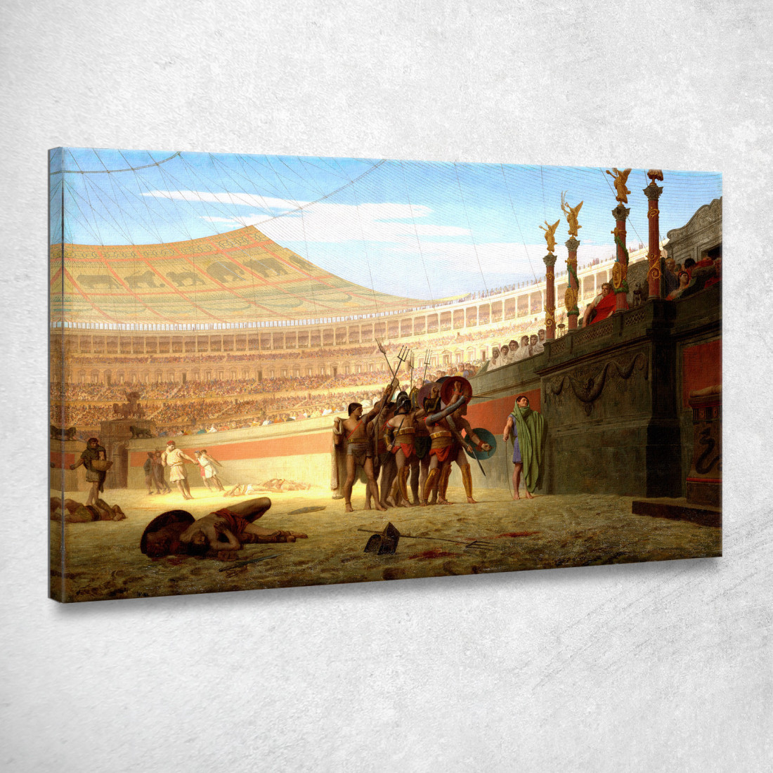 Ave Cesare! I Moribondi Ti Salutano Ave Cesare! Jean-Léon Gérôme jlg22 quadro stampato su tela