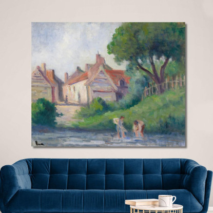 Pecquigny Maximilien Luce mlc86 quadro stampato su tela