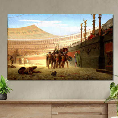 Ave Cesare! I Moribondi Ti Salutano Ave Cesare! Jean-Léon Gérôme jlg22 quadro stampato su tela
