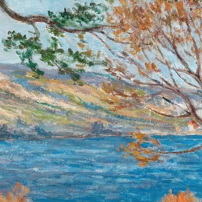 Rolleboise Maximilien Luce mlc101 quadro stampato su tela