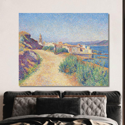 Saint-Tropez Maximilien Luce mlc105 quadro stampato su tela