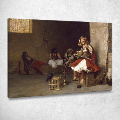Canto Bashi Bazouk Jean-Léon Gérôme jlg26 quadro stampato su tela
