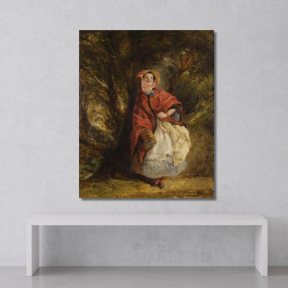 Dolly Varden William Powell Frith wpf4 quadro stampato su tela