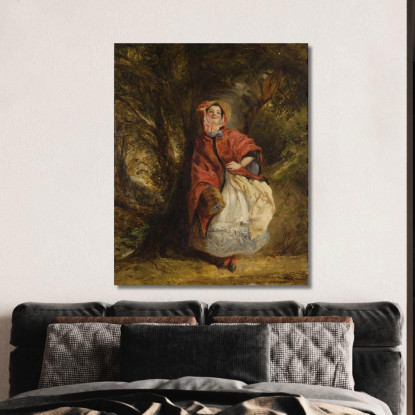 Dolly Varden William Powell Frith wpf4 quadro stampato su tela