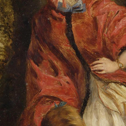 Dolly Varden William Powell Frith wpf4 quadro stampato su tela