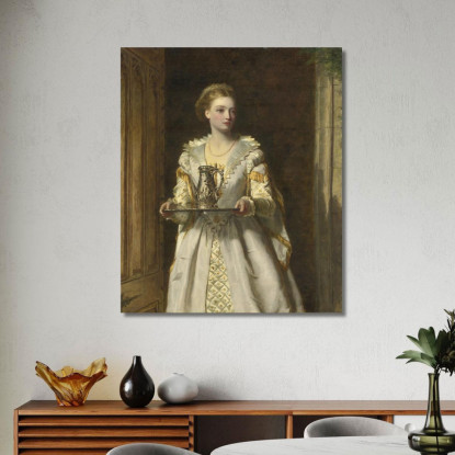 Gabrielle D'Estrées William Powell Frith wpf5 quadro stampato su tela