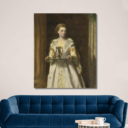 Gabrielle D'Estrées William Powell Frith wpf5 quadro stampato su tela