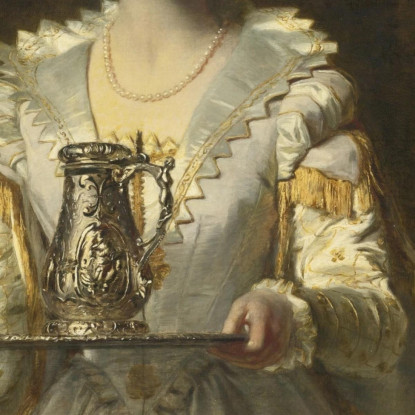 Gabrielle D'Estrées William Powell Frith wpf5 quadro stampato su tela