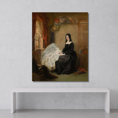 Kate Nickleby Da Madame Mantalini 2 William Powell Frith wpf9 quadro stampato su tela