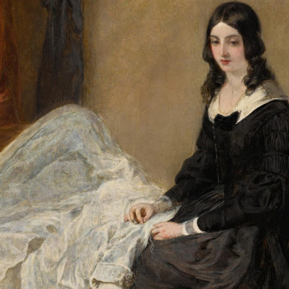 Kate Nickleby Da Madame Mantalini 2 William Powell Frith wpf9 quadro stampato su tela