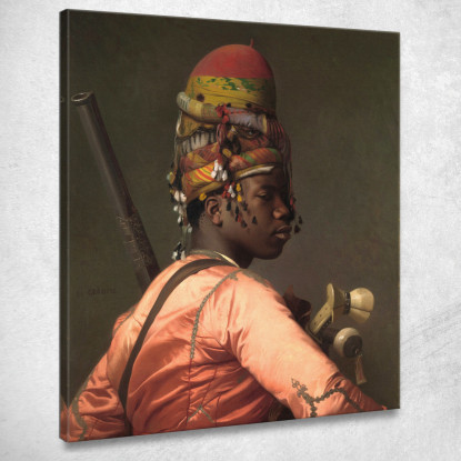 Non Il Bazouk Jean-Léon Gérôme jlg27 quadro stampato su tela
