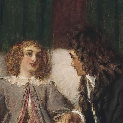 Il Malato Immaginario William Powell Frith wpf11 quadro stampato su tela