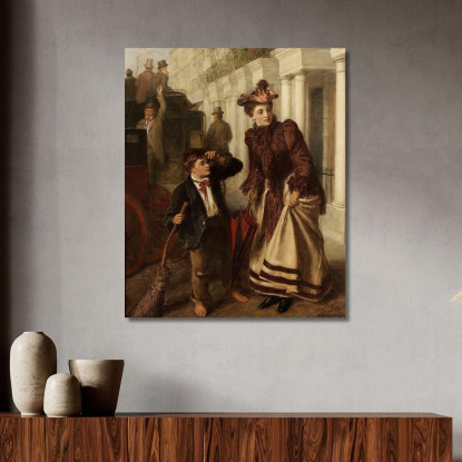 Lo Spazzino 2 William Powell Frith wpf17 quadro stampato su tela