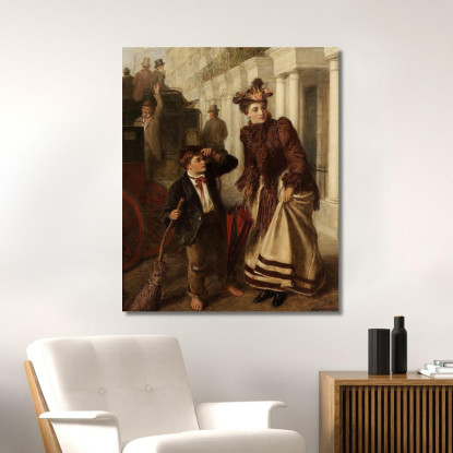 Lo Spazzino 2 William Powell Frith wpf17 quadro stampato su tela