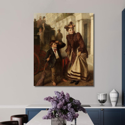 Lo Spazzino 2 William Powell Frith wpf17 quadro stampato su tela