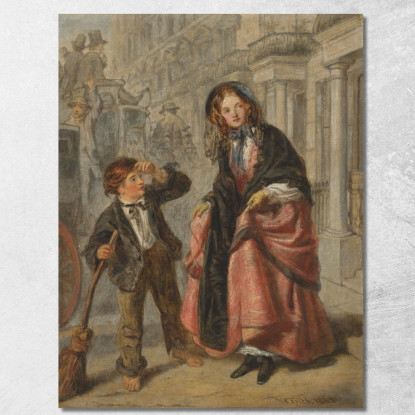 Lo Spazzino William Powell Frith wpf18 quadro stampato su tela