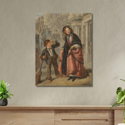 Lo Spazzino William Powell Frith wpf18 quadro stampato su tela