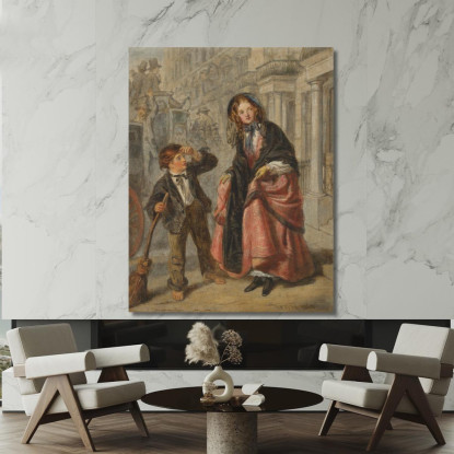 Lo Spazzino William Powell Frith wpf18 quadro stampato su tela