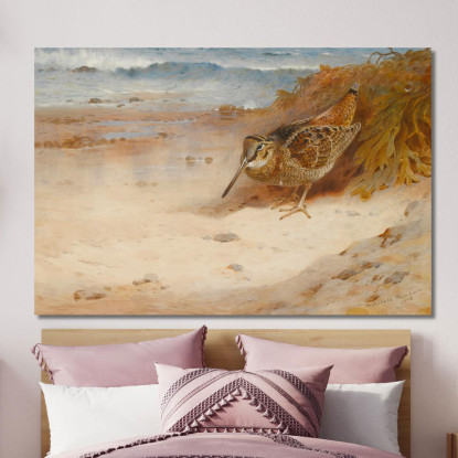 Affamati E Senza Casa Archibald Thorburn ath56 quadro stampato su tela