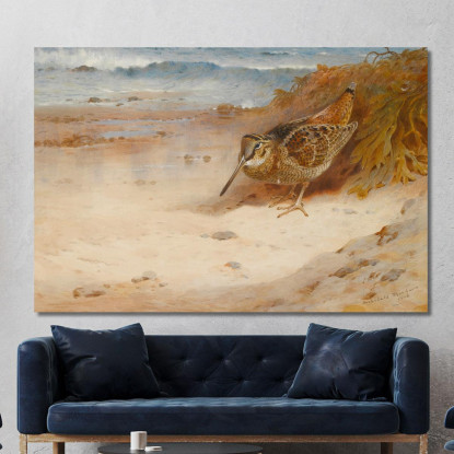 Affamati E Senza Casa Archibald Thorburn ath56 quadro stampato su tela