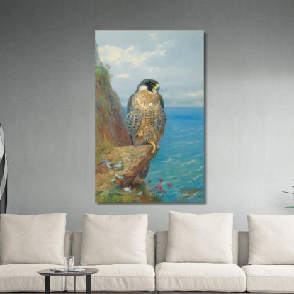 Pellegrino Ad Auchencairn Archibald Thorburn ath79 quadro stampato su tela