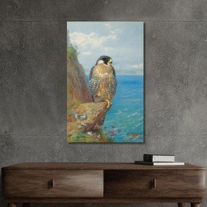 Pellegrino Ad Auchencairn Archibald Thorburn ath79 quadro stampato su tela