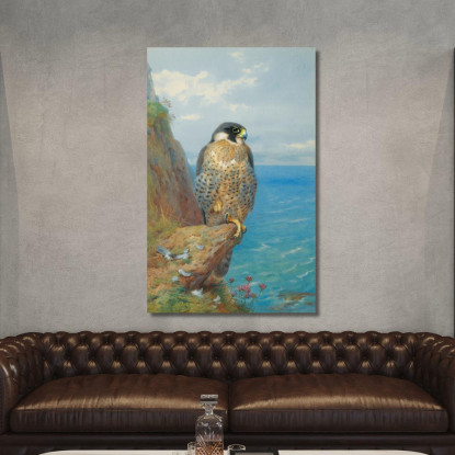 Pellegrino Ad Auchencairn Archibald Thorburn ath79 quadro stampato su tela