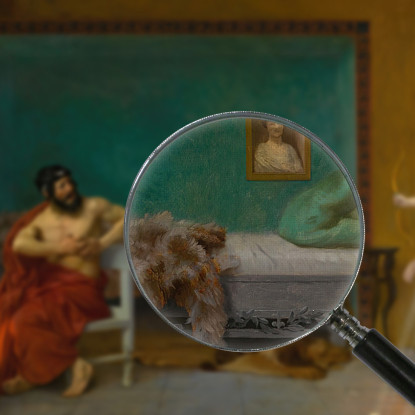 Cupido Corre Fuori Dalla Porta Jean-Léon Gérôme jlg41 quadro stampato su tela