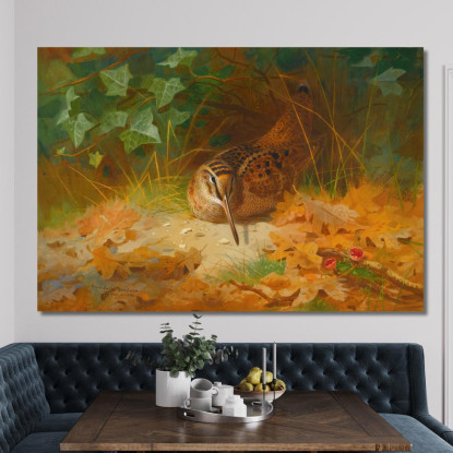 Beccaccia Archibald Thorburn ath115 quadro stampato su tela