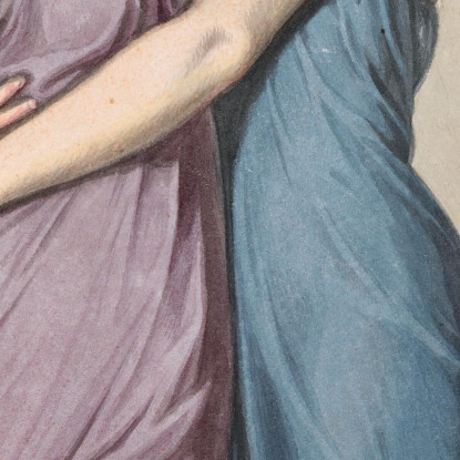 Una Donna Sostiene Un'Altra Donna Che È Svenuta Dopo Aver Letto Una Lettera Christoffer Wilhelm Eckersberg cwe11 quadro stampat