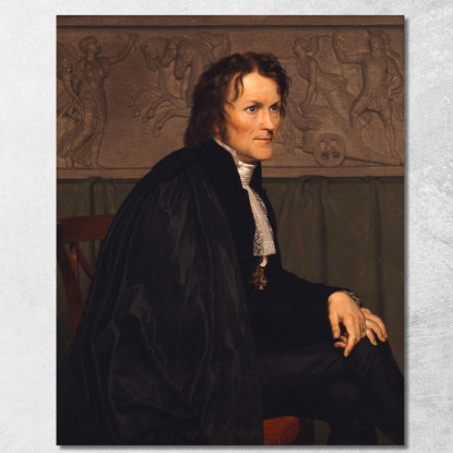 Bertel Thorvaldsen Christoffer Wilhelm Eckersberg cwe18 quadro stampato su tela